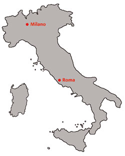 Italia, map, Italy